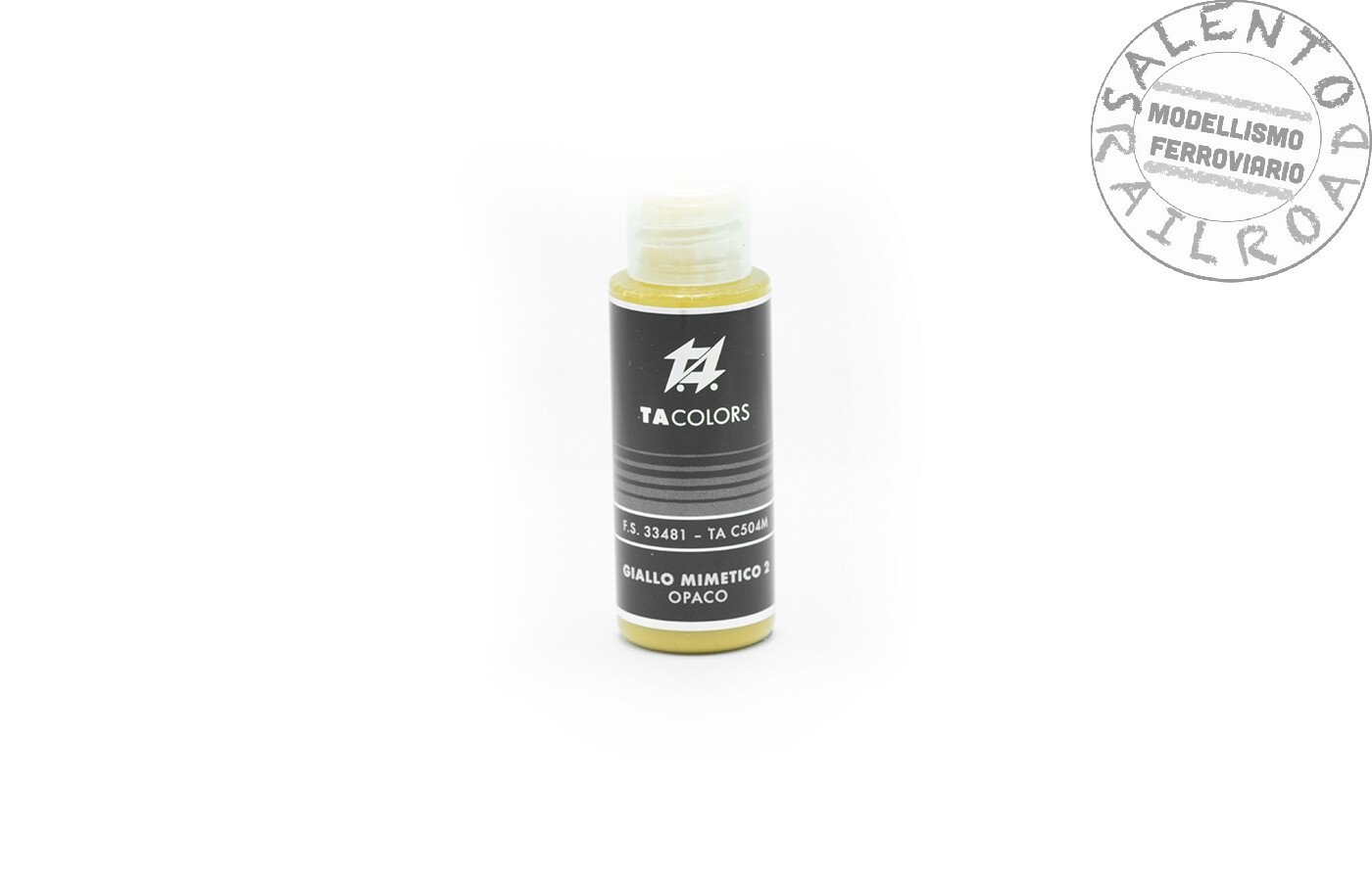 Ta Colors TA-C504M Acrylic Color for Modeling 30ml Mimetic Yellow 2 Matte