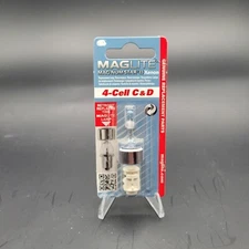 Maglite 4 Cell C & D Replacement Maglight Bulb MAG-NUM Star II Xenon