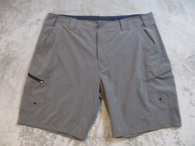 Denali Cargo Shorts Mens 40 Gray Chino Cargo Casual Climber Outdoors Golf 9''
