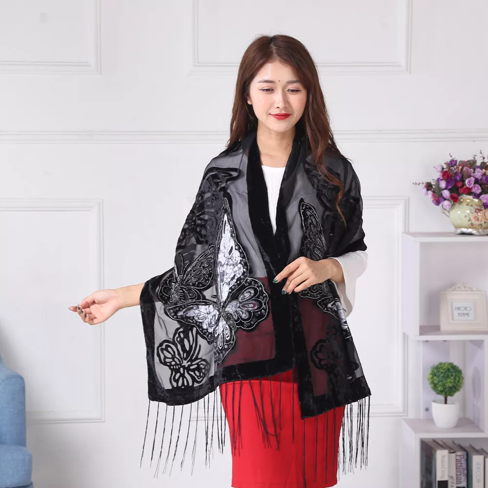 Velvet hotsell pashmina wrap