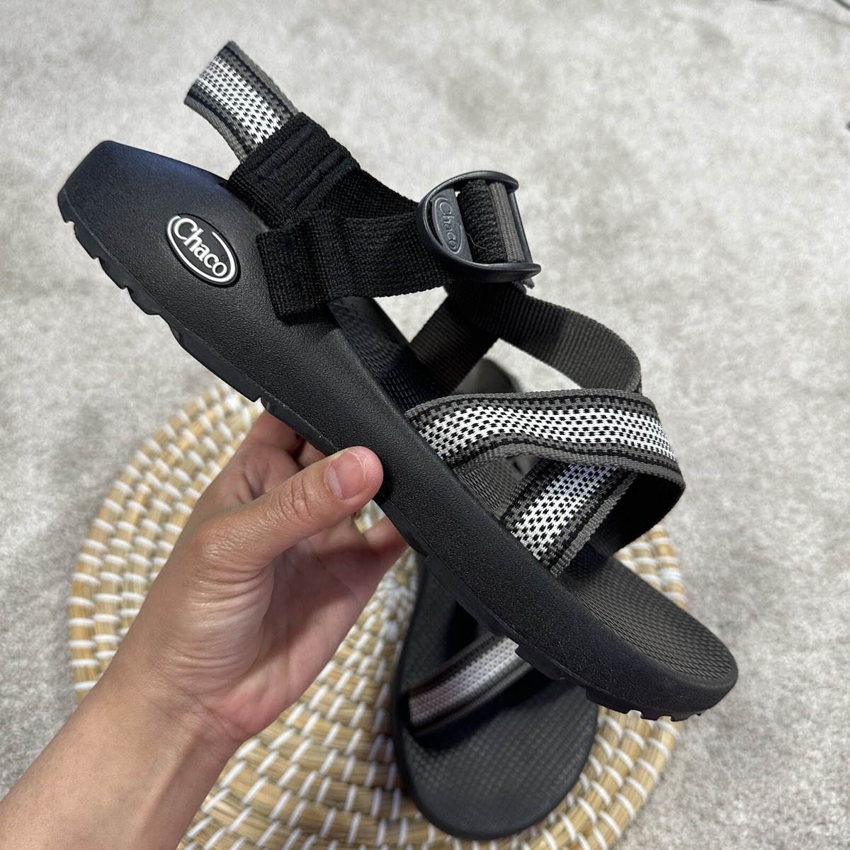 CHACO Sandals Mens 9 Z1 Classic Split Gray Black Hiking Outdoor Summer Beach Chaco Z1 Classic Sandals main image 3
