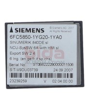 Siemens 6FC5850-1YG20-1YA0 / 6FC5 850-1YG20-1YA0 SINUMERIK 840DE SL CNC-Software