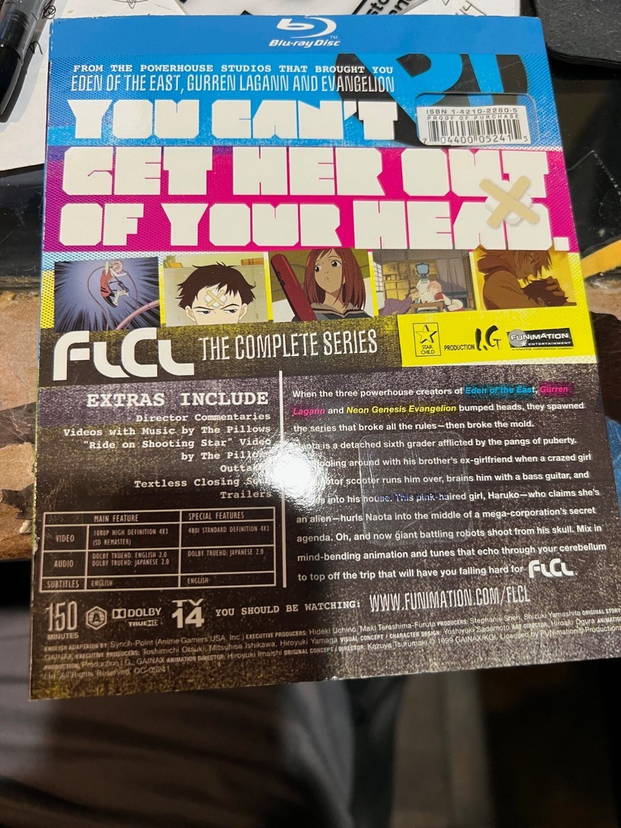 FLCL / Fooly Cooly Complete Anime Series Collection Blu-ray with