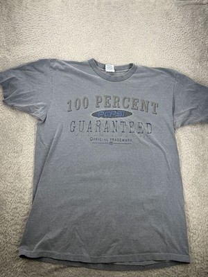 Vintage 90s Pepsi 100 Percent Guaranteed T-Shirt Size L/XL