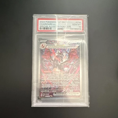 Charizard ex SV Paldean Fates Special Illustration Rare PSA 10 234/091 ENG