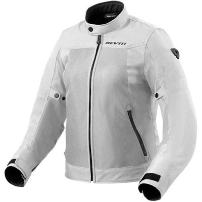 REV'IT ECLIPSE 2 DAMEN MOTORRADJACKE SOMMER SILVER SILBER SCHUTZ REVIT