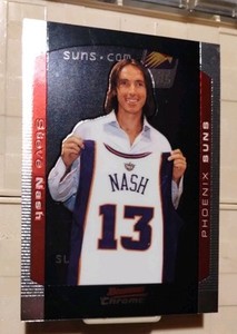 Steve Nash 2004-05 Bowman Chrome X-Fractors Phoenix Suns #/150