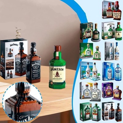 Einzigartige Whiskyflaschen aus Bausteinen   Lustige Geschenkidee für 2026