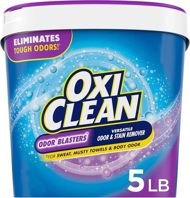 OxiClean Odor Blasters Versatile Odor and Laundry Stain Remover Powder, 5 lb