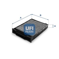UFI Innenraumfilter 54.201.00 Aktivkohlefilter FüR BM0 Megane LM0 Renault KM0 2