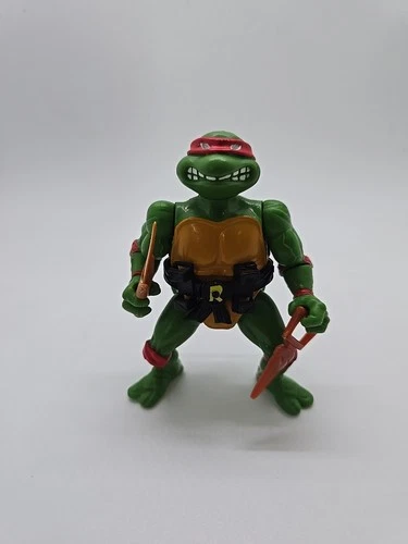 Teenage Mutant Ninja Turtles TMNT 1988 Raphael hard head figure - incomplete