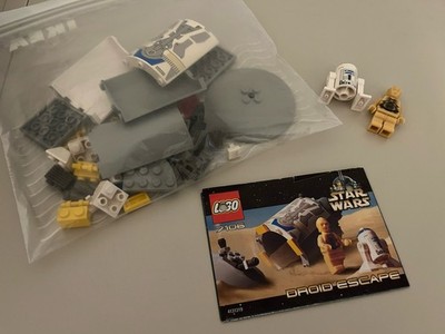 LEGO Star Wars 7106 Droid Escape Set mit Anleitung & Figuren R2-D2 C-3PO