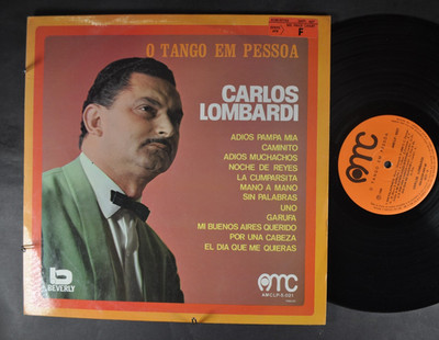 CARLOS LOMBARDI O Tango Em Pessoa LATIN LP AMC BRASIL IMPORT MINT