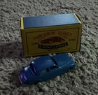 Vintage Matchbox Jaguar car 3.4 Litre No. 65 Made in England by Lesney with/box