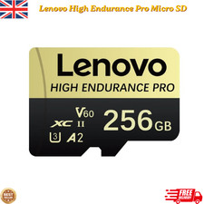 FOR Lenovo High Endurance Pro Micro SD Card V60 A2 High Speed 4K with Adapter