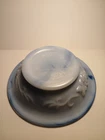 Vintage Avon Blue Swirl Milk Glass Trinket / Soap Dish -May 1978 Great Condition