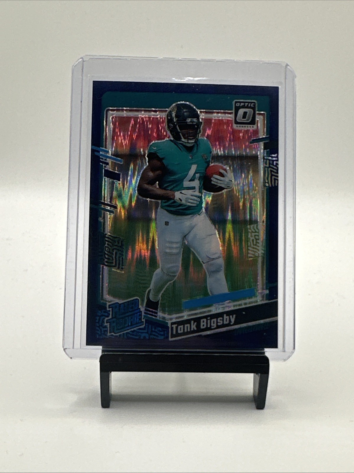 2023 Panini Donruss Optic - Rated Rookie Tank Bigsby #252 Purple Shock Prizm