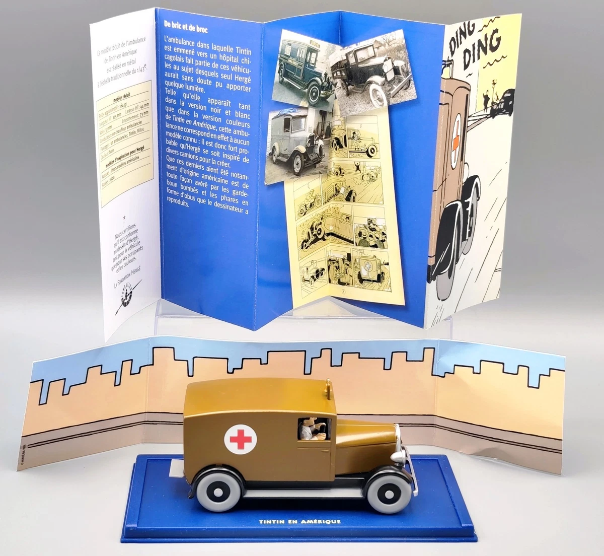 Miniatures montées - Citroen DS Breack Funéraire 1963 1/43 Rio
