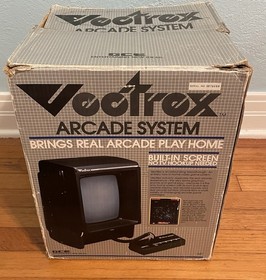 Vintage GCE Vectrex Console Boxed CIB 1982 Tested Working RARE Vector Graphics