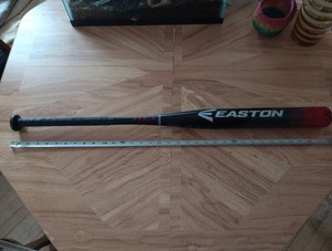 Easton Rival Batte de Softball à Pas Lent Adulte Unisexe, Jaune Optique/Noir/Bleu, 34 / 27 oz
