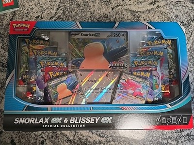 Pokemon Tcg Snorlax Ex and Blissy Ex Special Collection Box