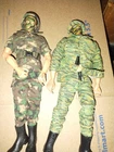 Lot of 2 Action Figures 12" Cammo Hasbro GI Joe & Formative International 1990s