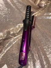 InStyler 1 ¼” Rotating Iron Straightening Brush Hot Styler IS1001 Deep Purple