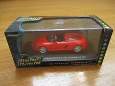 2009 Greenlight Motor World 1:43 Scale Die-Cast Porsche Carrera GT Red #86010