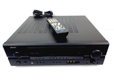 Denon AVR-1706 7.1 Channel Home Theater Surround Sound Receiver w/ Remote Bundle