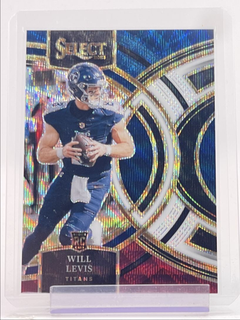 WILL LEVIS 2023 SELECT PREMIER LEVEL ROOKIE TRI COLOR PRIZM RC /225 Q6284