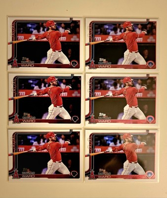 TYLER WARD 2025 Topps Series 1   #209  SP PENCIL BAT Alternate Art ANGELS Lot 6