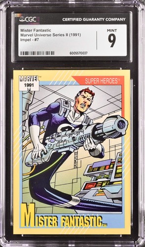 Mister Fantastic #7 Marvel Universe Impel Series 2 CGC 9 MINT 1991 Fantastic 4