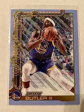2025-26 Topps Holiday - Jimmy Butler #H107 Holiday Light Blue & White Glitter