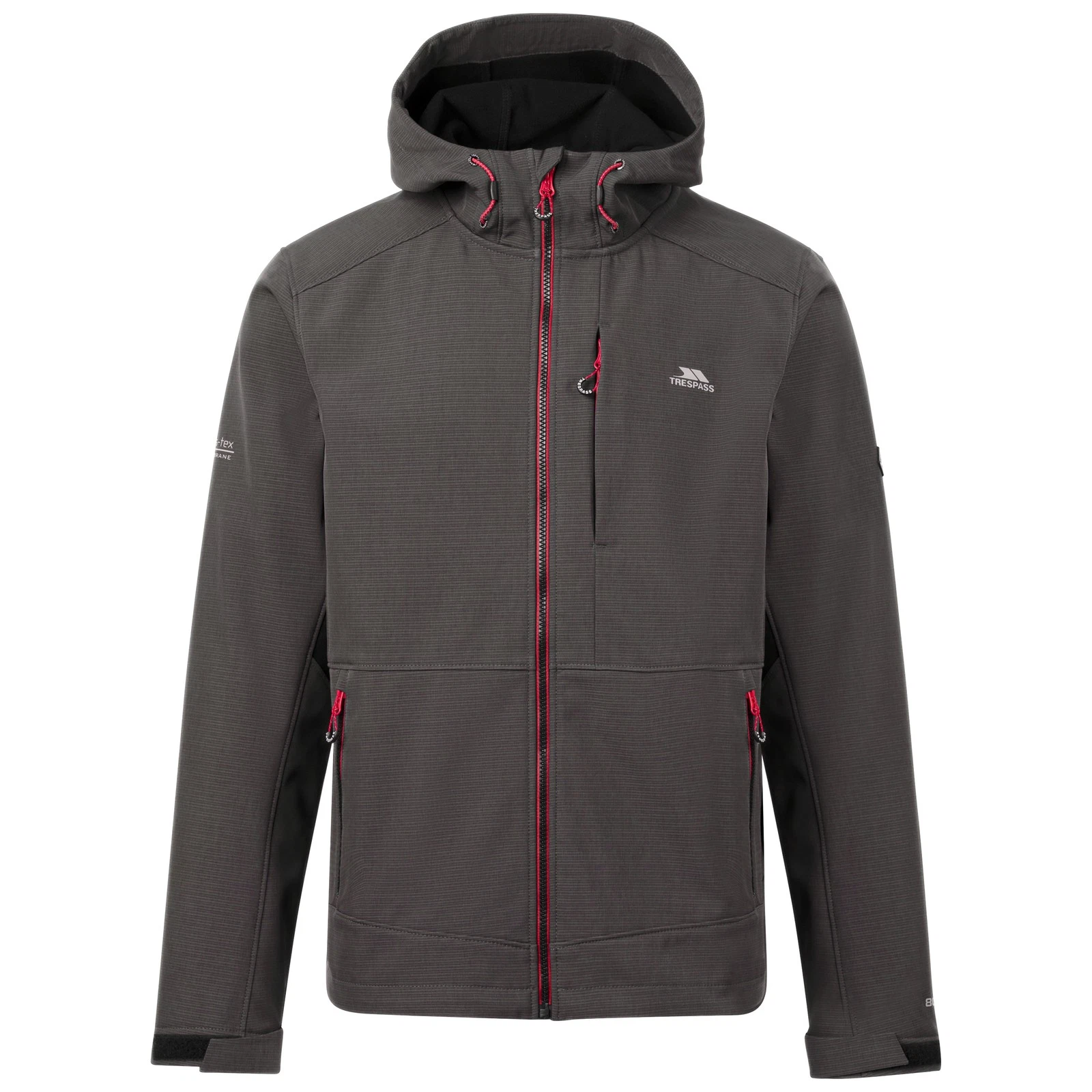 Trespass Mens Grown On Hood Contrast Zipper Softshell Jacket - Dante
Opens in a new window or tab