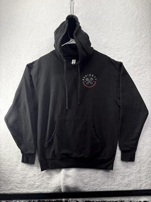 80eighty Independent Trading Co Black Hoodie Automotive Pistons Mens Size Large