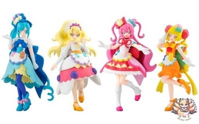 Delicious Party Precure Cutie Figur Komplettset 4 Sorten