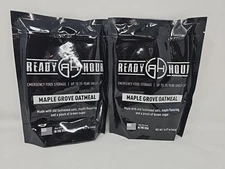 Lot Of 2 Ready Hour Maple Grove Oatmeal 25yr Shelf-Long Term Emergency Food 