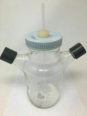 Bellco #3822129 Glass Spinner 1000mL Vessel for Laboratory Titration & Reactions