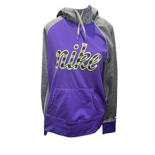 Women s Nike Therma Fit Pullover Hoodie With Thumbholes- Large