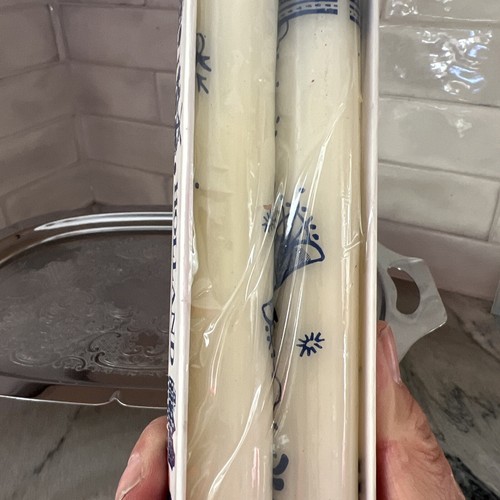 Delft Holland Hand Made 10" Art Tapers Candles NOS - 第 5/6 張圖片