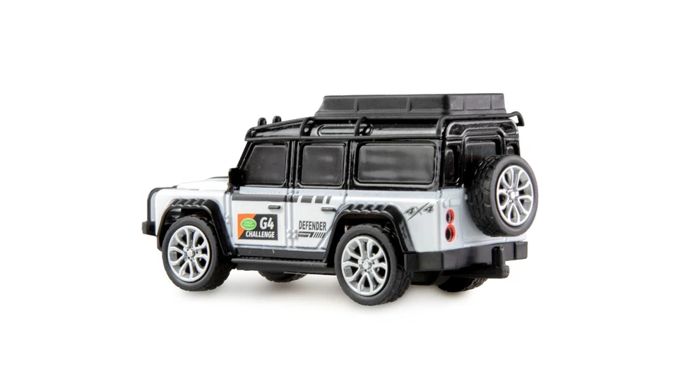 Mini Metall RC Geländewagen Die Cast 1:64 RTR weiß ferngesteuert - Amewi 22678 - Bild 4 von 4