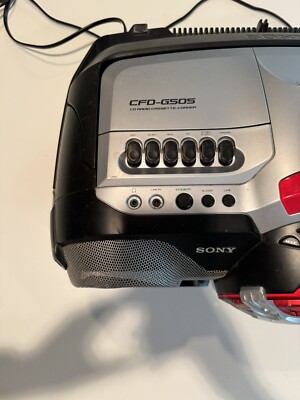 Sony Xplod CFD-G505 Mega Bass AM FM Radio CD Cassette Boom Box