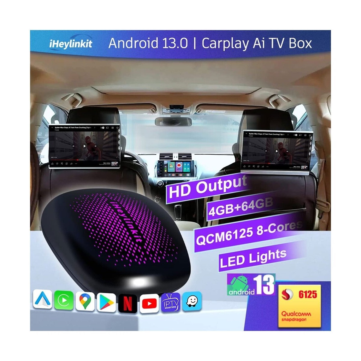 新品 AI Box CarPlay 128GB Android 13 CB6D Amazon.com: CB6 AI Box CarPlay Wireless CarPlay Adapter