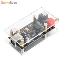 SPDIF to Fiber Signal Conversion Audio Decoder Board Phones Computers Connected