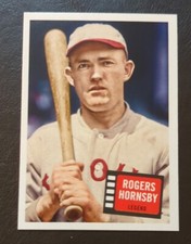 2023 Topps Archives Rogers Hornsby 1957 Hit Stars Insert #57HS-2