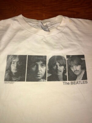 the beatles white album t shirt