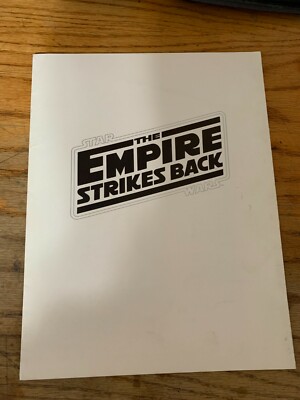 RARE Star Wars The Empire Strikes Back 1980 Production Staff Book Box FH
