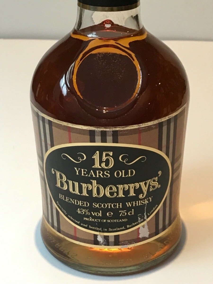 WHISKY BURBERRYS 15 YEARS OLD FINEST BLENDED SCOTCH WHISKY 75cl