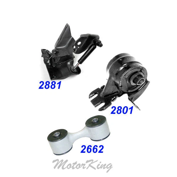 1994-1999 For Buick LeSabre 3.8L Engine Motor & Trans. Mount Set 3PCS M1090 — 第 2/4 张图片