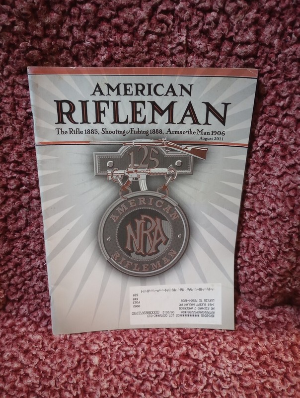 AMERICAN RIFLEMAN MAGAZINE COPY AUGUST 2011